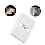 FRESHWORLD Food Grade; BPA-Free; Microwaveable; Ready Vacuum Bags with 90 Micron Thickness: travel friendly, Airtight, storage bags, packing | One Side Embossed ; (17cmx 25cm)(PACK OF 100)