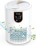 Hifresh 25CM Air Purifier for Home, LCD Touch Screen, Fragrance Sponge, 25dB Silent Operation, 3-Stage Filtration, H13 HEPA Filter, Removes 99.97 ％ of Airpollutants & Viruses & Odor, Covers 250 Sq.Ft.