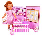 FRILLY LILY Dolls Village Shop Activity Set from UK Company [DOLL NOT INCLUDED] Perfect scale for Dolls Such as Our Generation, Design a Friend, and all 18 inch Dolls