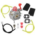 TINVHY 545081855 Carburetor Replacement for Poulan Pro BVM200VS PP320 P325 XLB GBV 325 Blower with Fuel Line Air Filter