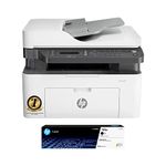 HP Laser MFP 1188fnw, Wireless, Print, Copy, Scan, Fax, 40-Sheet ADF, Hi-Speed USB 2.0, Ethernet, Up to 21 ppm, 150-sheet Input Tray, 100-sheet Output Tray, 1-Year Warranty, Black and White