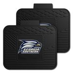 FANMATS 18056 NCAA Georgia Southern Eagles Back Row Utility Car Mats - 2 Piece Set, 14in. x 17in, All Weather Protection, Universal Fit, Deep Resevoir Design, Molded Team Logo