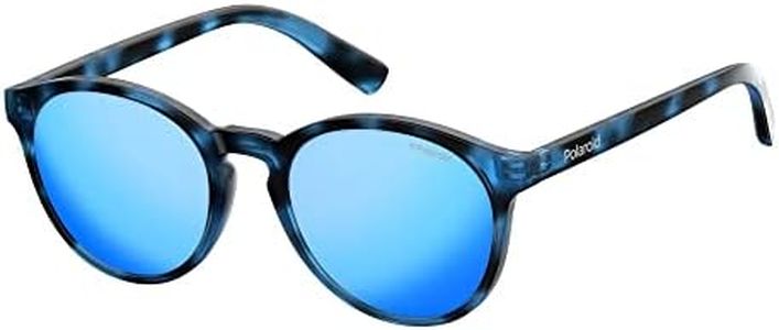 Polaroid Addi Kids' PLD 8024/S 5X JBW Sunglasses, Bluette Havana/Grey Grey Speckled Blue Pz, 47