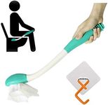 Toilet Aid Wiper - Bathroom Buddy Wiping Self Assist Tool Long Reach Comfort Wipe Toilet Tissue Assistance Grip for Pregnant After Surgery Seniors Limited Mobility Handicap Bariatric