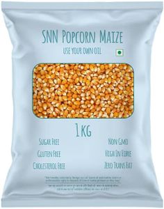 SNN Popcorn Maize 1kg | Imported Raw Maize | Popcorn Kernels 1kg | Ready to Cook | High Expansion | Homemade Healthy Snack | Butterfly Popcorn Kernels