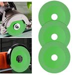 flintronic Glass Cutting Disc, 3PCS Diamond Saw Cutting Blade Angle Grinder Glass Tile Cutting And Polishing, Grinding Rotary Tool Accessories for Jade, Crystal, Wine Bottles