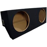 ASC Ford Mustang Coupe 2005-2014 Dual 12" Subwoofer Custom Fit Sub Box Speaker Enclosure