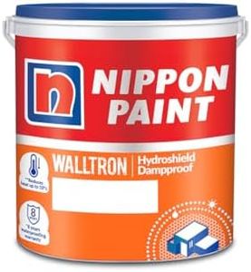 Nippon Paint Walltron Hydroshield Dampproof Heat Reduction Solar Reflective Surface Cooling Terrace Waterproofing Coating (Terracotta, 1 L)