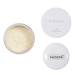 ABRUS - Translucent Makeup Setting Matte Face Powder + Setting Powder Puff, Long Lasting Translucent Setting Powder Lightweight Foundation Make Up Fixer (01 Translucent)