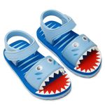 ONYC Premium Shark Artistic Kids Sandals - RoyalBlue (Unisex) (Royal Blue, UK Footwear Size System, Toddler, Age Range, Wide, 12 Months, 18 Months)