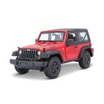 MAISTO Metal Jeep Wrangler, Pack Of 1, Red, 3 Years