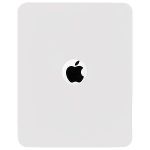 Amzer Soft Gel TPU Skin case for Apple iPad Tablet,(Lilly White)