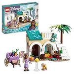 LEGO Disney Wish Asha in the City of Rosas, Wish Movie Set with Asha Mini-Doll, Valentino Goat Toy and Star Figures, Gift for 6 Plus Year Old Kids, Girls & Boys 43223