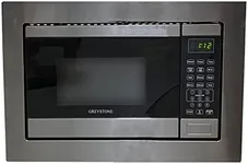 Greystone 0.9 Cubic Foot, Built-In Microwave, Digital Touchpad, LED Display, Includes Trim, Stainless Steel