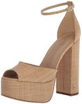 Sam Edelman Women's Kori Platform Sandal, Bleached Beechwood, 8.5