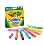 Crayola 8 Colour Wipeoffs White Board Markers Wide Tip