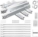 Hisencn Grill Replacement Parts for Charbroil 6 Burner Grill 463240115 469235815 466235816, Advantage 4 Burner 466344015, Performance 3 Burner 466335015 Gas Grill. Burner, Heat Plate, Carryover Tube