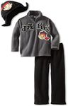 Disney Little Boys' Three Piece Jake Fleece Set, Grey Open, 2T