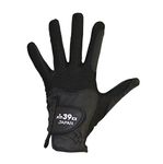 Fit39 EX Golf Glove (Large, Black/Black)