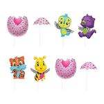 Unique 59328 Hatchimals Photo Booth Props, 8 Piece