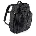 5.11 Tactical Backpack – RUSH24 2.0 – Military Molle Pack, CCW and Laptop Compartment, 37 Liter, Medium, Style 56563 – Black