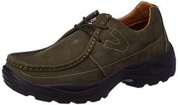 Woodland Men's Olive Leather Casual Shoe-6 UK (40 EU) (G 4035ONW)