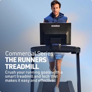 NordicTrack 1750 Treadmill – Black Folding Running Machine