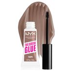 NYX PROFESSIONAL MAKEUP, The Brow Glue, Instant Brow Styler, 16H Extreme Hold, Vegan Formula - Taupe Blonde, Pack of 1, 5.0 millilitre