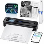 Phomemo M832D Portable Thermal Printer, A4 Touchscreen Bluetooth Inkless Printer for Home & Office, 300dpi Mobile Printers Compatible with Phone & Laptop, Wireless Printers for Business Trip, School