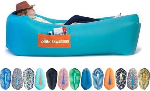 Chillbo Shwaggins Inflatable Couch – Cool Inflatable Chair Easy Setup is Perfect for Hiking Gear, Beach Chair and Music Festivals. (Turquoise)