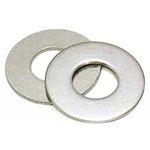 Bolt Dropper Stainless Steel Flat Washer - Metal Washers for Bolts - 1/4" Inside Diameter, 5/8" Outside Diameter, 0.078" Thickness - Made of 18-8 (304) Stainless Steel - Choose Size, 100 Bulk Pack
