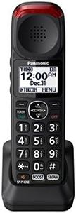 Panasonic New DECT 6.0 Cordless Phone Handset Accessory Talking Caller ID Compatible with KX-TGM430B Series Cordless Phone Systems - KX-TGMA44B (Black)