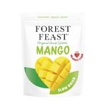 FOREST FEAST Exotic Dried Natural Mango 650g | Snack Size Pieces of Dried Fruit Mango with No Added Sugar & High in Fibre | Ready to Eat Snack, Vegan Option