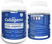 Naka Platinum Pro Collagen featuring 10,000 mg of Peptain, Extra Strength Bioactive Marine Collagen Peptides. For Skin, Nails, Bones and Joints. Bonus Size 825 g (700+125 Free) powder