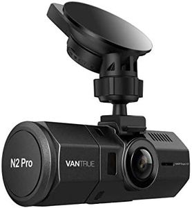 VANTRUE N2 Pro Dual Dash Cam Infrared Night Vision Dual 1080P Front and Rear Dashcam for Cars (2.5K 1440P Single Front) 1.5" 310° Car Camera w/Sony Sensor, Parking Mode, G-Sensor, Support 256GB Max