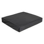 Aidapt Memory Foam Wheelchair Cushion – Vinyl‑Covered, Wipe‑Clean Seat Pad with Fixing Straps, Extra Comfort & Support for Wheelchairs, Chairs, Cars & Everyday Use