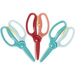 Fiskars Kids Scissors, Training Toddler Scissors, 3 Pack, Green and Red