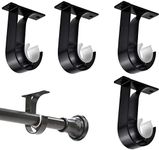 MCHERRY 4 Pack Ceiling Curtain Pole