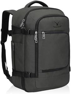 Hynes Eagle Travel Backpack 40L Flight Approved Carry on Backpack Men Large Cabin Weekender Laptop Backpack Women 15.6 inches Grey 2023