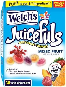 Welch's Juicefuls Juicy Fruit Snacks, Mixed Fruit, Fruit Gushers, Perfect for School Lunches, Bulk Pack, Gluten Free, Individual Single Serve Bags, 1 oz (Pack of 14)