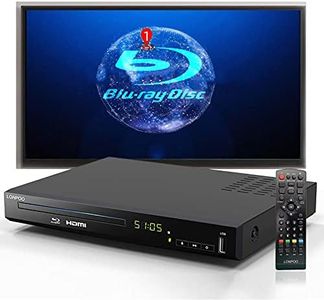 Blu Ray DVD Player,Full HD Blu-ray Disc Player with Metal Enclosure,Easy Hook Up and User Friendly, 1080P Home Theater DVD Player with HDMI Output, Support HDD and USB Playback