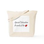 CafePress Special Education Teacher Tote Bag Natural Canvas Tote Bag, Reusable Shopping Bag