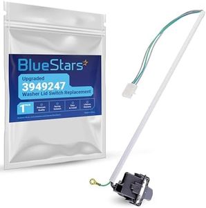 BlueStars Upgraded 3949247 Washer Lid Switch Replacement - Fit for Kenmore Whirlpool Washer - Replaces 3949247V 3949239 PS350434 3949247VP PS11722098 AP5983746 3949237