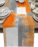 Burnt Orange Table Runner 70 Inch L