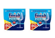 Finish XXXL All in One Max Dishwasher Tablets 80's Pack Of 2