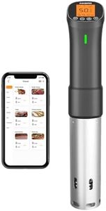 Sous Vide Machine| Inkbird Wifi Sous Vide Cooker, 1000W Remote Control Immersion Circulator with APP RecipesTimer Alarm Mobile Notification | 3D Water Heating Ultra-Quiet ISV-200W | Father's Day Gift