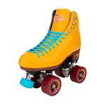 Riedell Skates - Crew - Outdoor Quad Roller Skate | Turmeric | Size 7