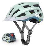 OutdoorMaster Gem II MIPS Bike Helmet with Light - Lightweight Cycling Helmet,Mountain Road Bicycle Helmet for Youth & Adult