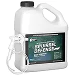 Exterminators Choice - Squirrel Defense Spray - 1 Gallon - Natural, Non-Toxic Squirrel Repellent - Quick and Easy Pest Control - Safe Around Kids and Pets - Deters But Doesn’t Harm