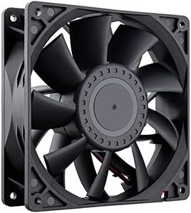 GDSTIME 140mm High Static Pressure Cooling Fan 2-Pin 140x140x38mm DC 12V Ball Bearing for Radiator Heatsink